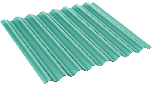 Valuview-ROMA (Green)-Clear Corrugated Roofing Sheet
