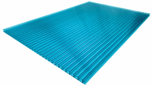 Twinwall polycarbonate sheet-Blue