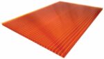 Twinwall polycarbonate sheet-Orange
