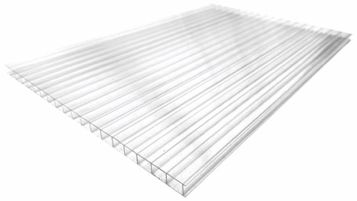 Twinwall polycarbonate sheet-Valuview Clear