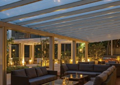 Techos de la zona de estar al aire libre